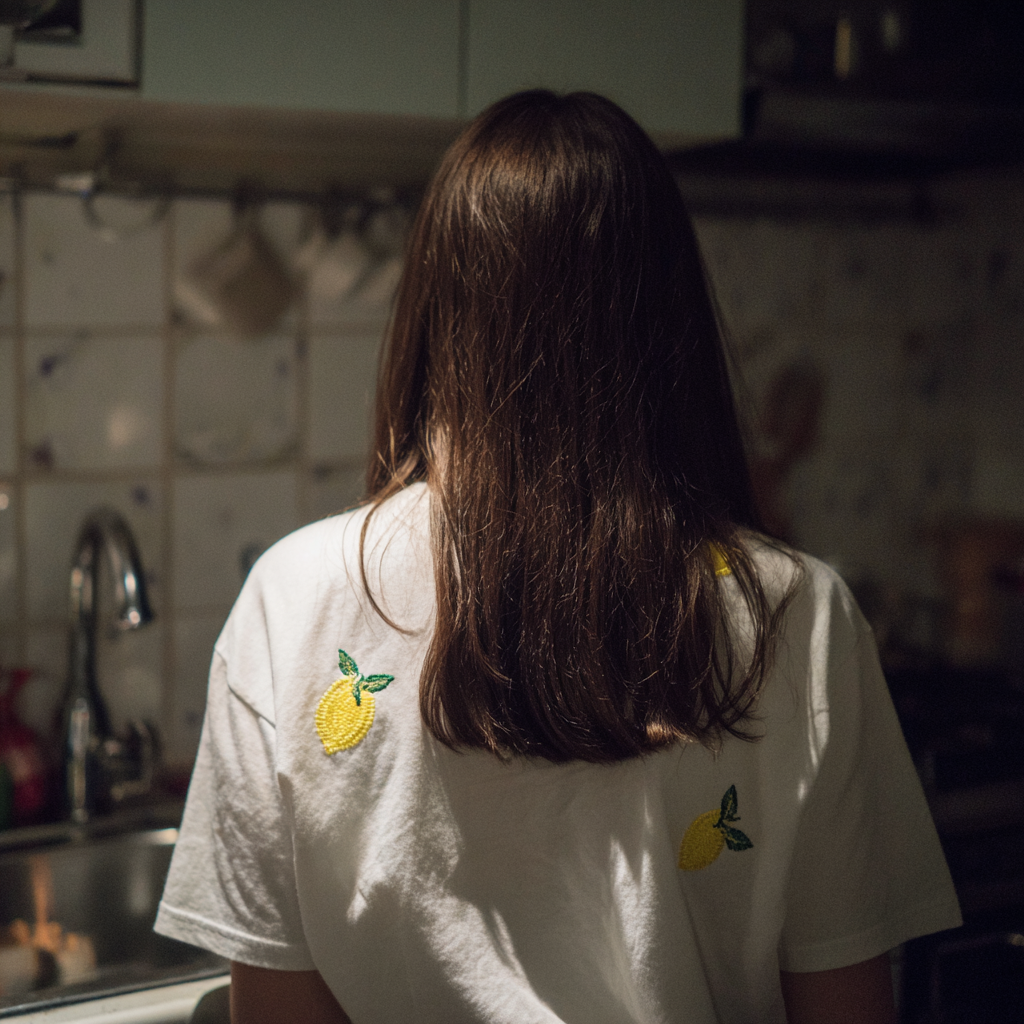 Une femme debout dans une cuisine | Source : Midjourney