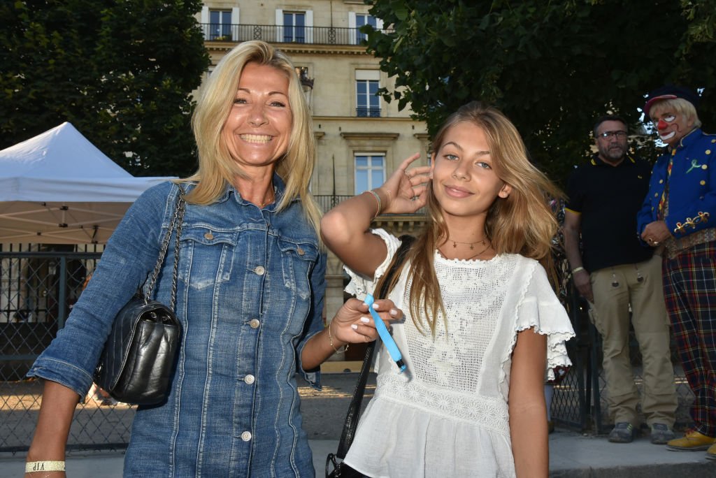 Natty Tardivel et sa fille. | Photo : Getty Images