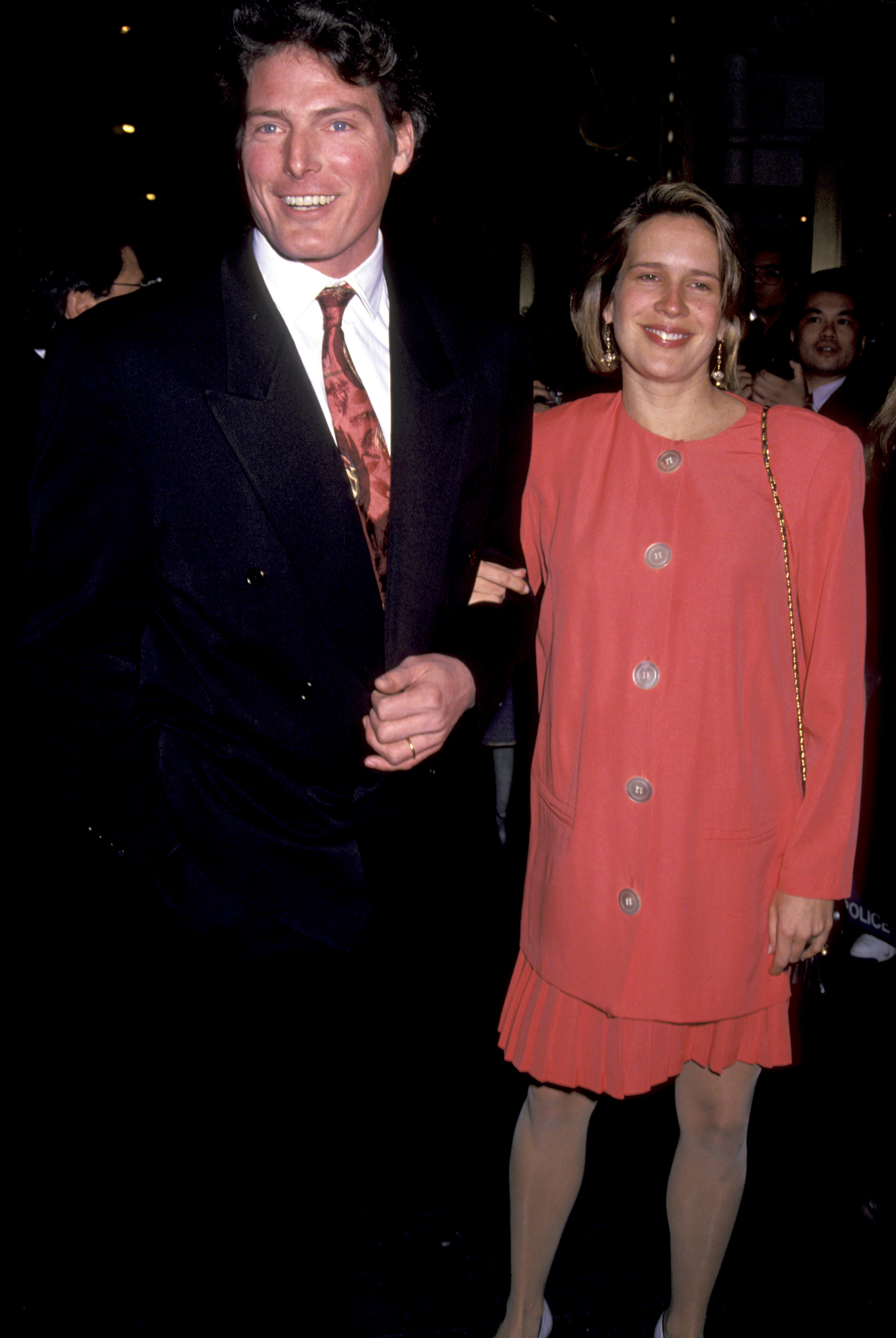 Christopher et Dana Reeve lors de la soirée de bienfaisance "Streetcar" le 14 avril 1992 à New York | Source : Getty Images