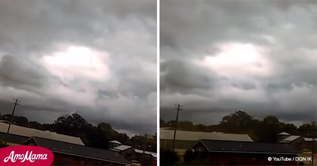 Beaucoup affirment être capables de voir Dieu marchant dans les nuages dans cette vidéo mystérieuse