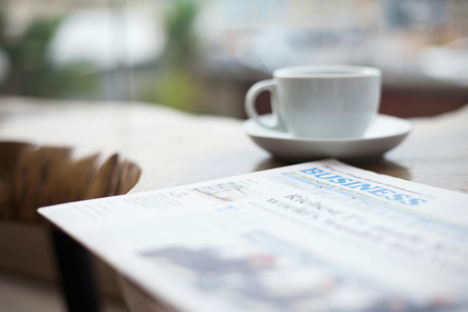 A newspaper on a table | Source: Pexels