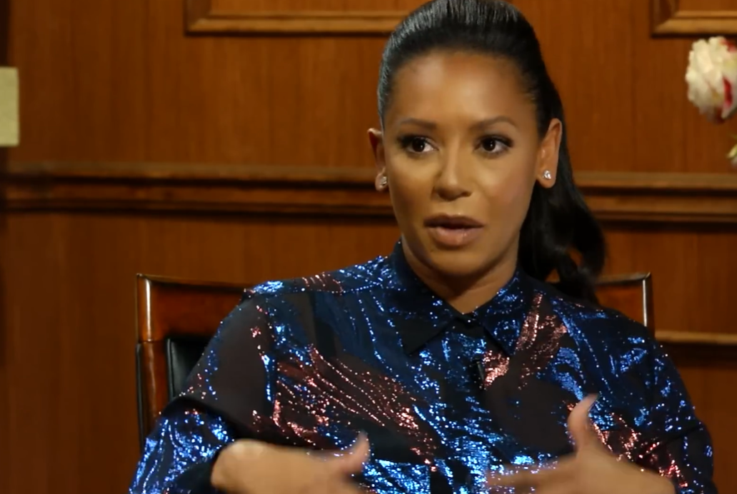 Mel B dans une vidéo publiée le 10 septembre 2014 | Source : YouTube/Larry King