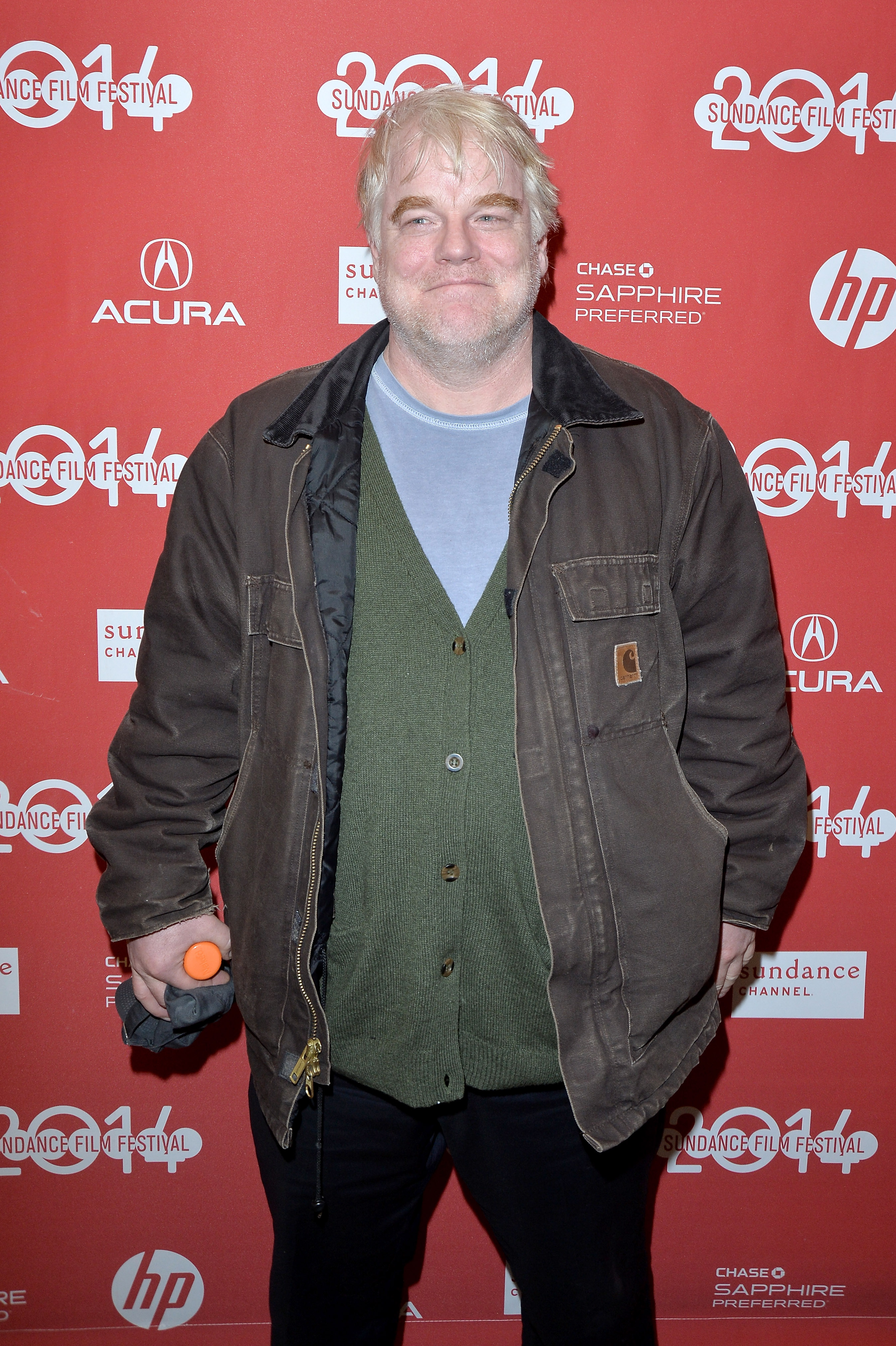 Philip Seymour Hoffman à la première de "Un homme très recherché" lors du festival du film de Sundance 2014 à Park City, Utah, le 19 janvier 2014 | Source : Getty Images