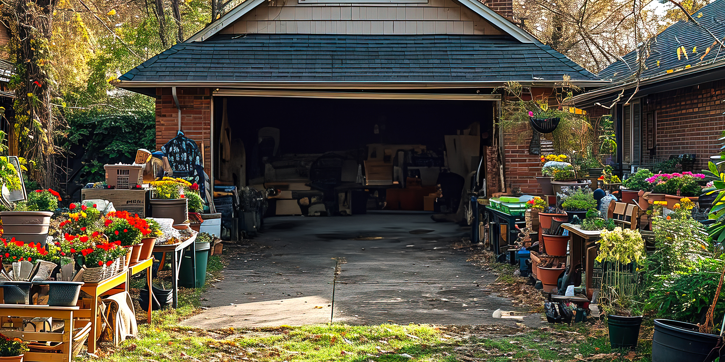 Un garage ouvert | Source : Freepik