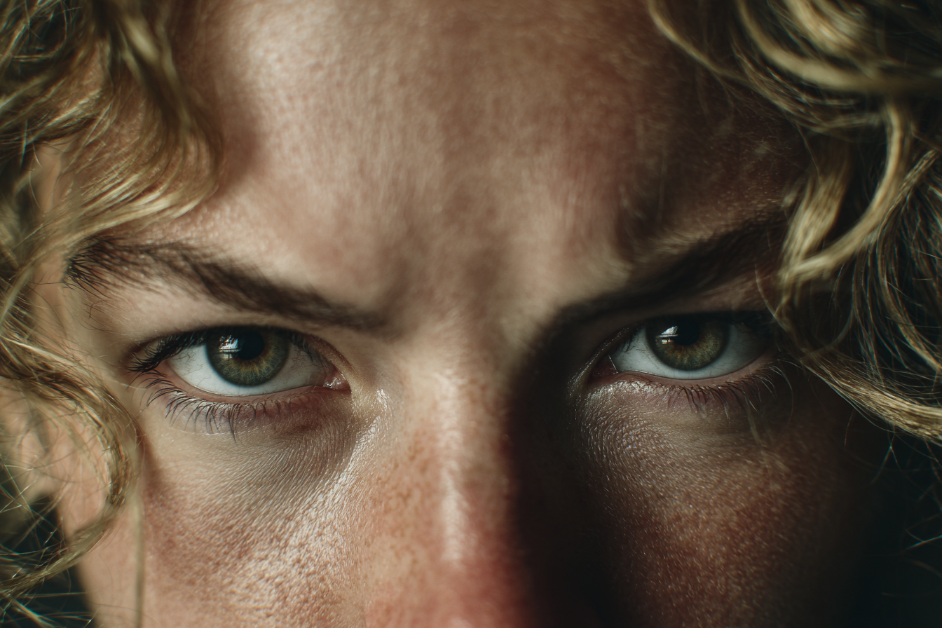 Une femme au regard furieux | Source : Midjourney