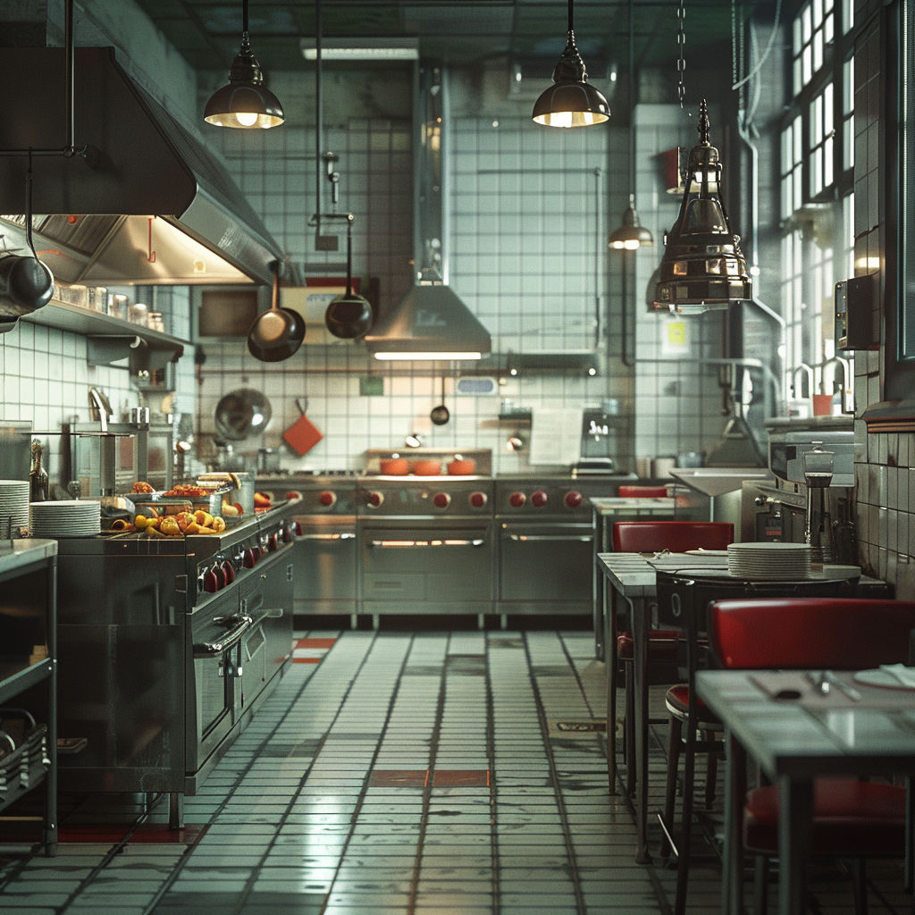 Restaurant kitchen | Source: Midjourney