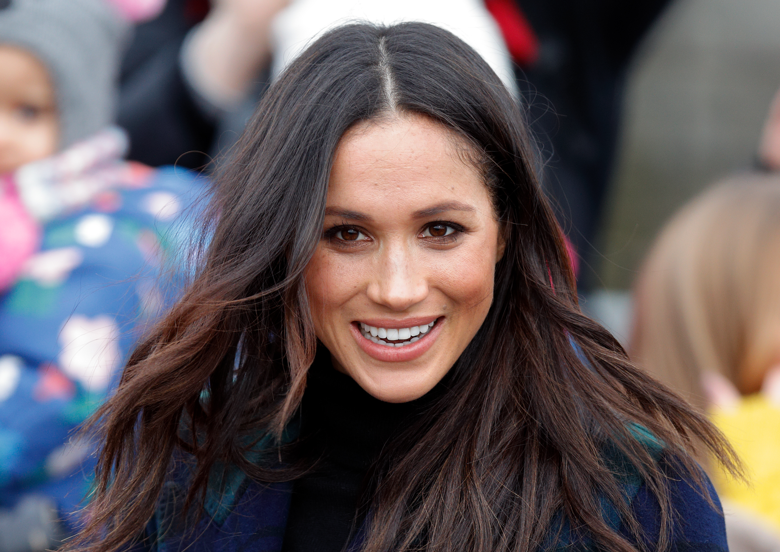 Meghan Markle le 13 février 2018, à Édimbourg, en Écosse | Source : Getty Images