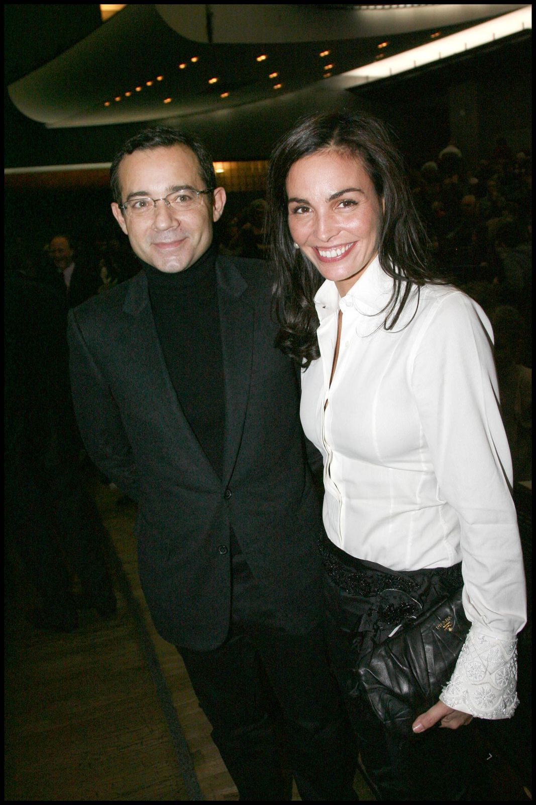 Jean-Luc Delarue et sa compagne | Photo : Getty Images