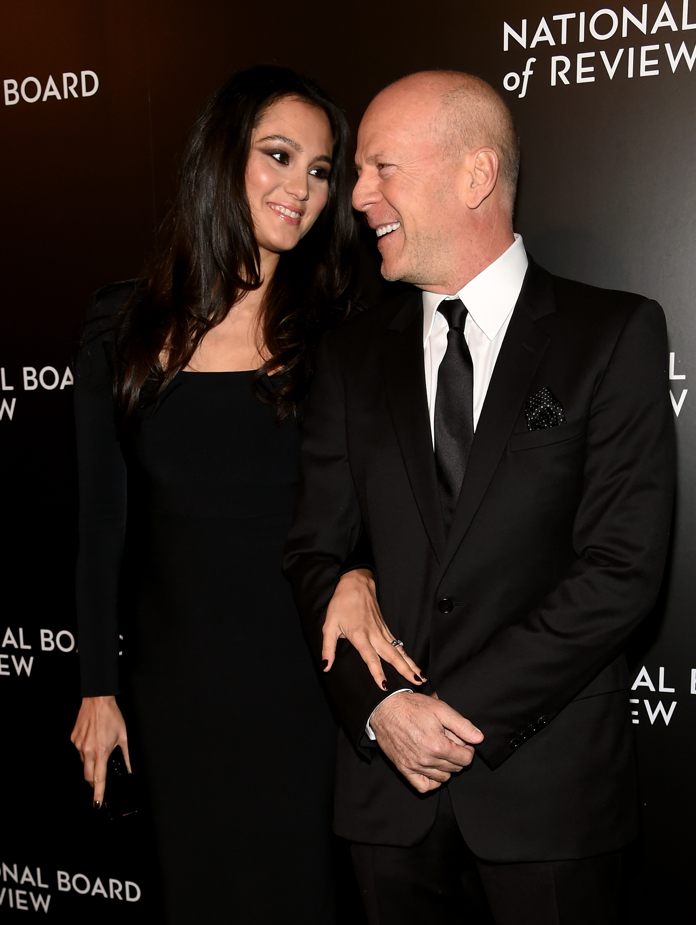 Emma Hemming Willis et Bruce Willis au gala du National Board Of Review à New York le 6 janvier 2015 | Source : Getty Images