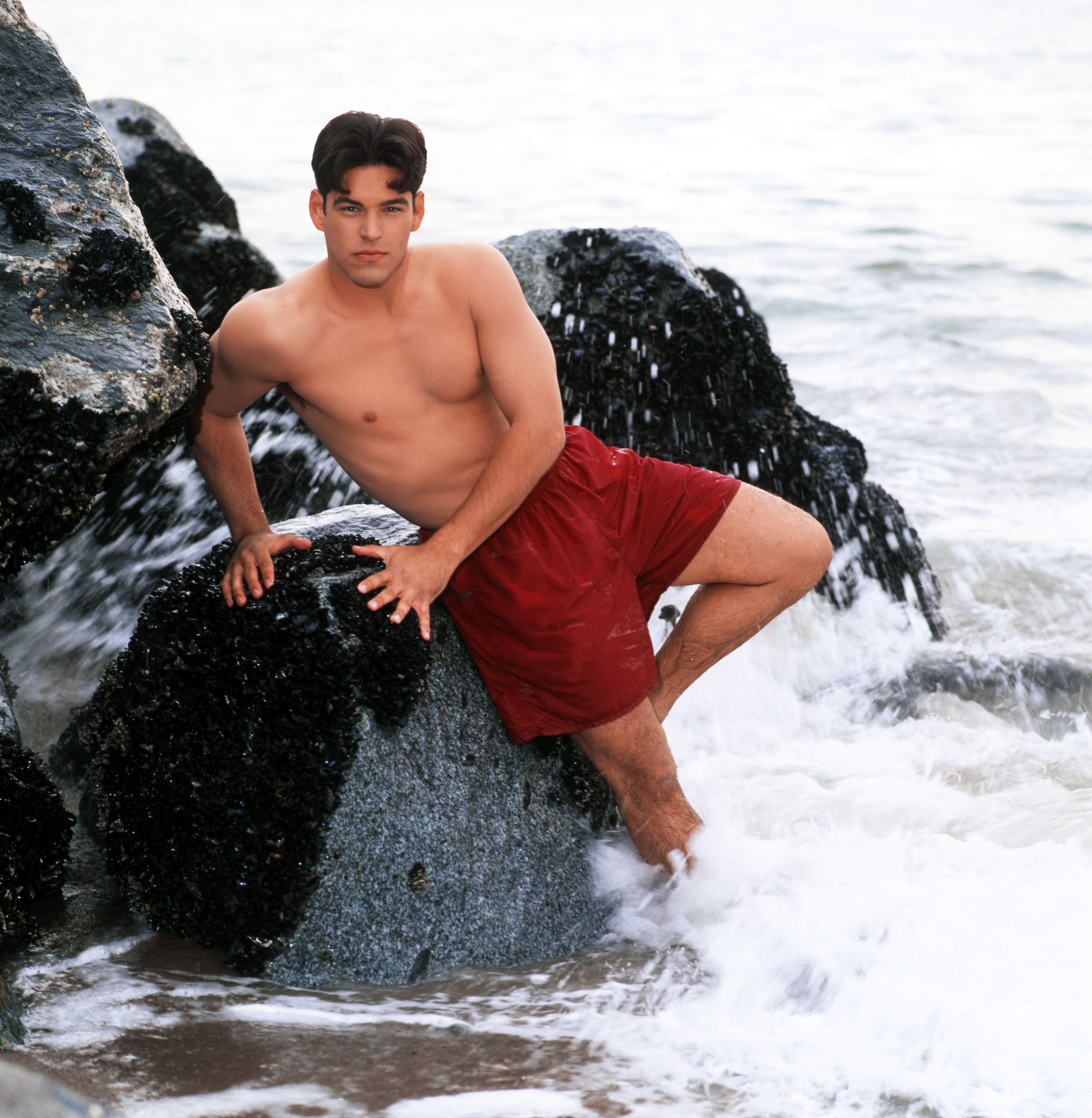 L'acteur pose pour un portrait en 1996 à Los Angeles, en Californie. | Source : Getty Images