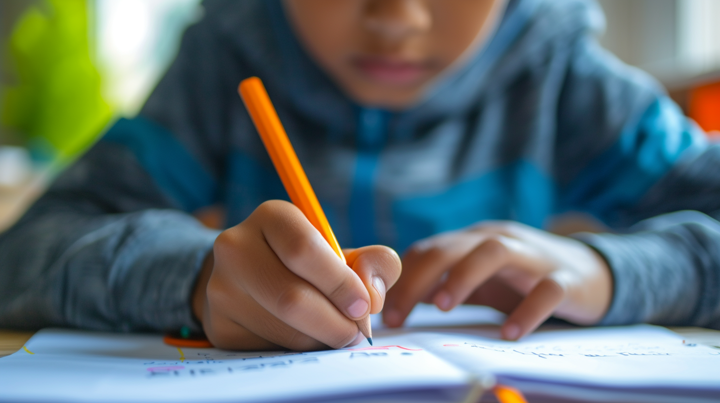 Un garçon qui fait ses devoirs | Source : Midjourney