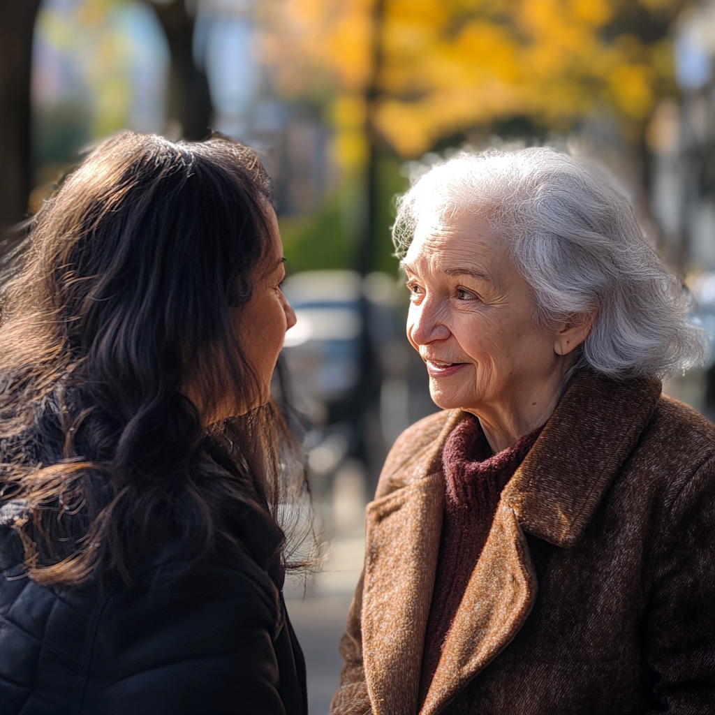 Femmes ayant une conversation | Source : Midjourney