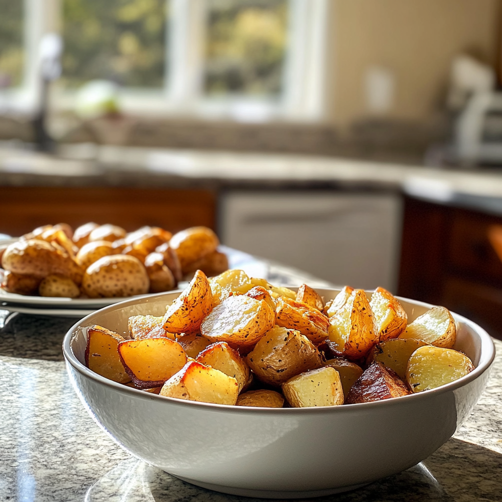 Pommes de terre sur un comptoir | Source : Midjourney