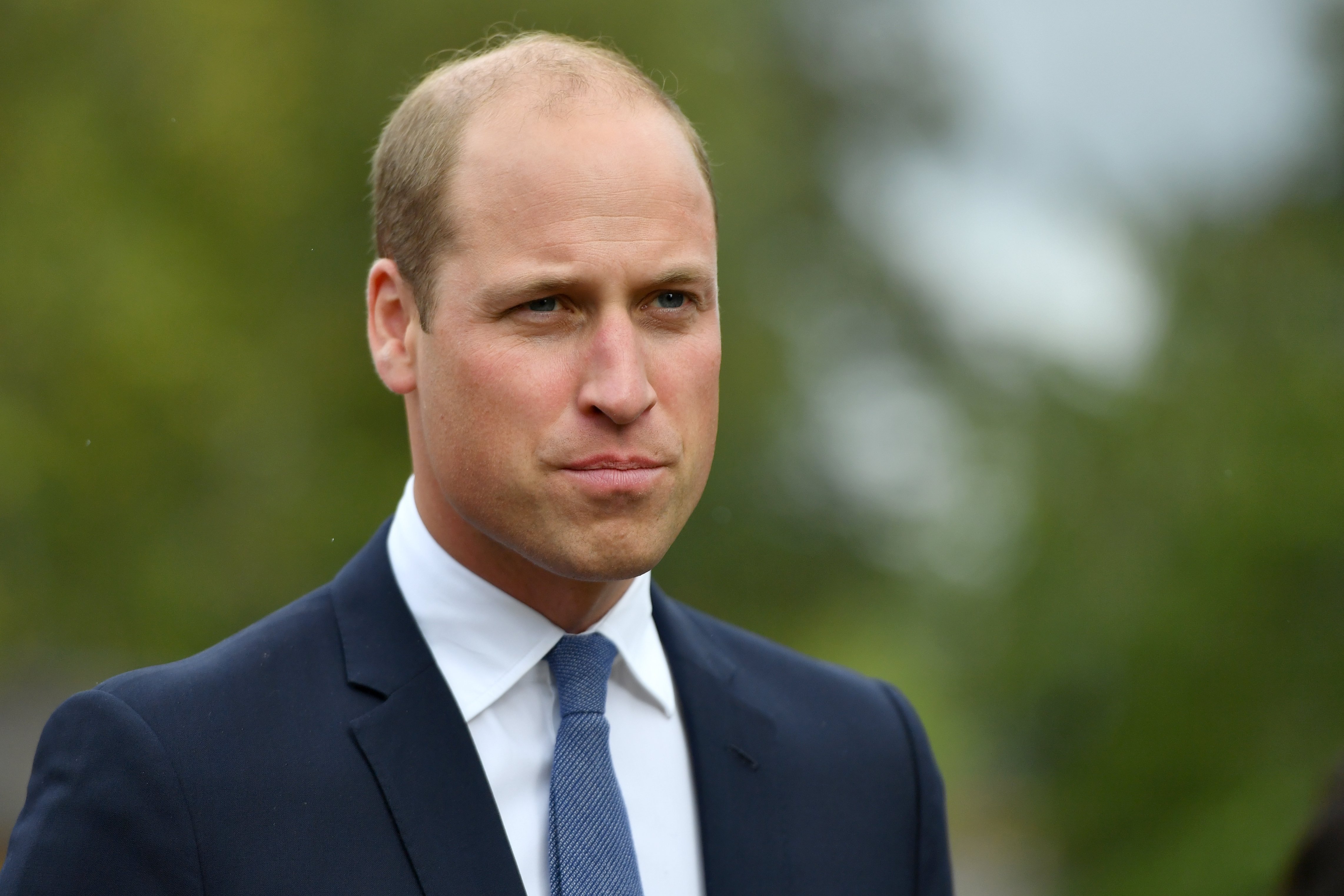 Le prince William s'entretenant avec les familles des personnes aidées par le major Frank Foley, le 18 septembre 2018 à Stourbridge, au Royaume-Uni. | Source : Getty Images