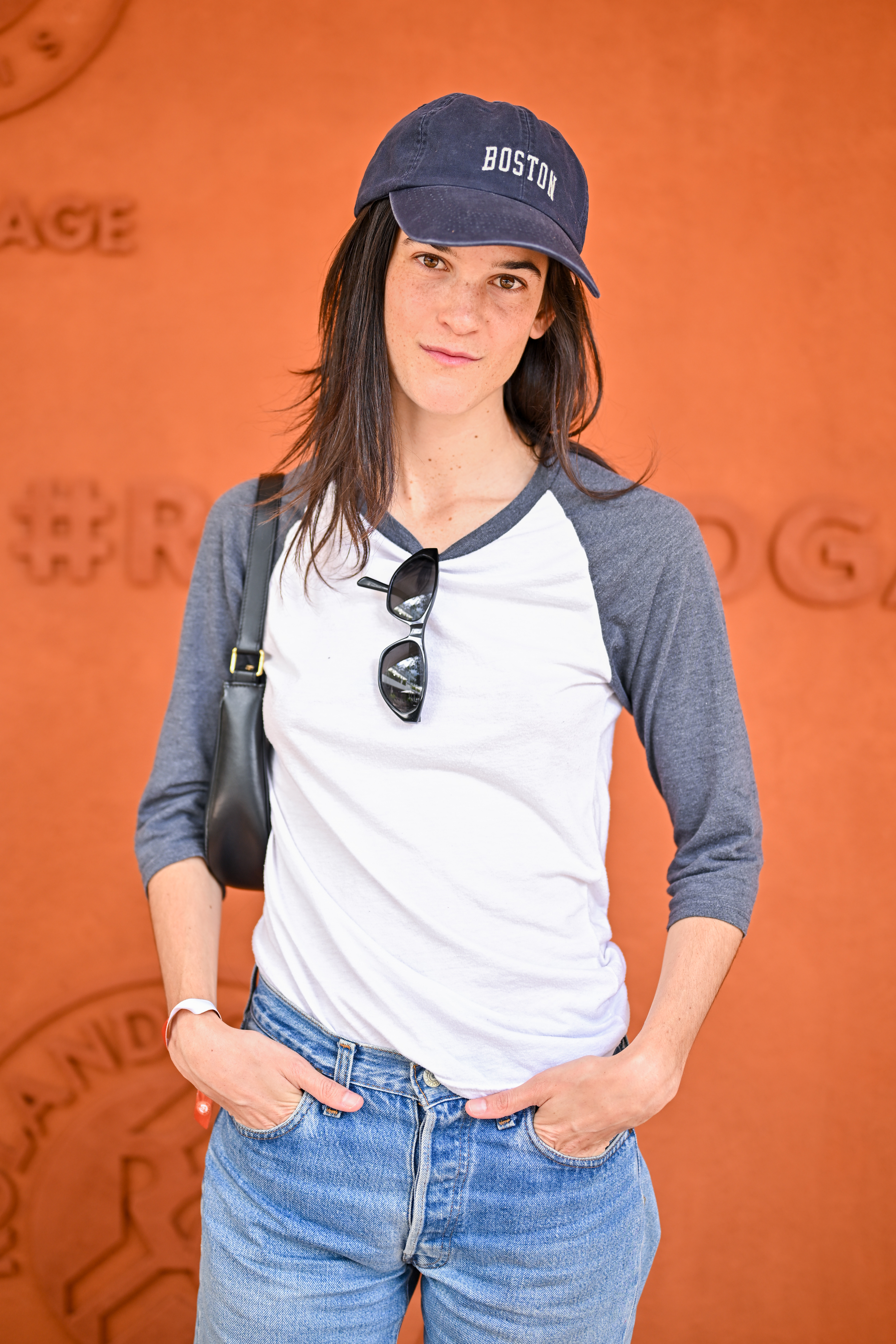 Suzanne Lindon à Roland Garros pour les Internationaux de France 2024, le 26 mai 2024 à Paris, France. Photo Stephane Cardinale - Corbis/Corbis I Source : Getty Images