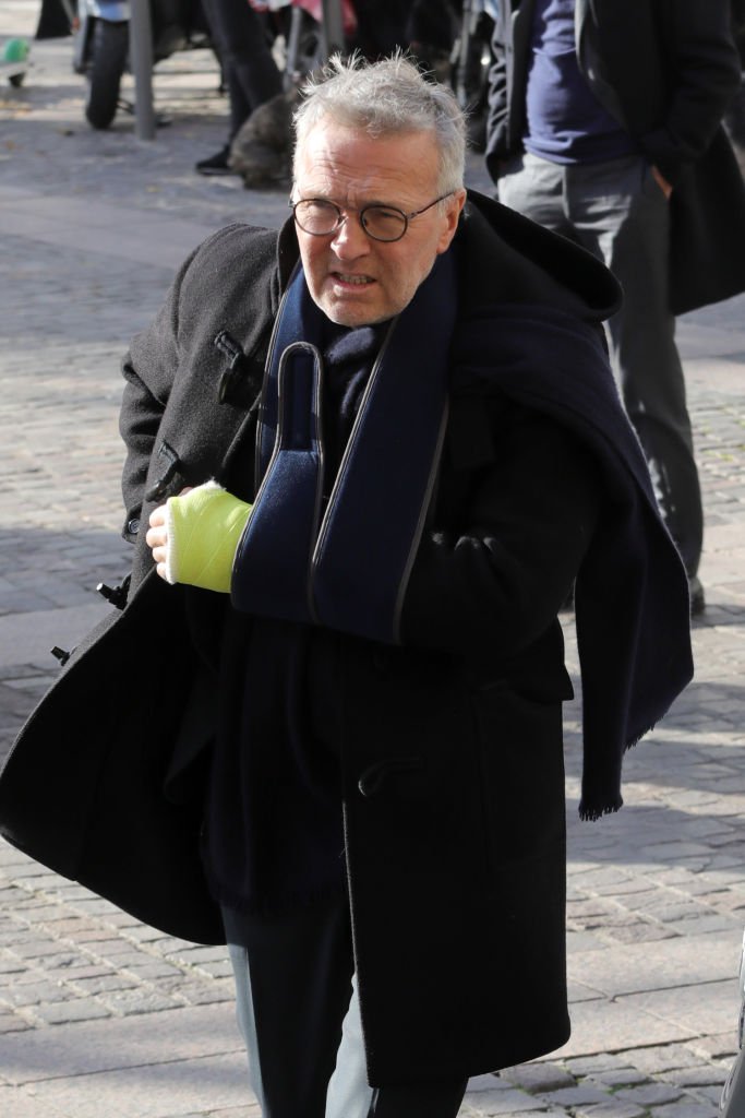 Laurent Ruquier assiste aux funérailles de marie laforet | Source : Getty Images