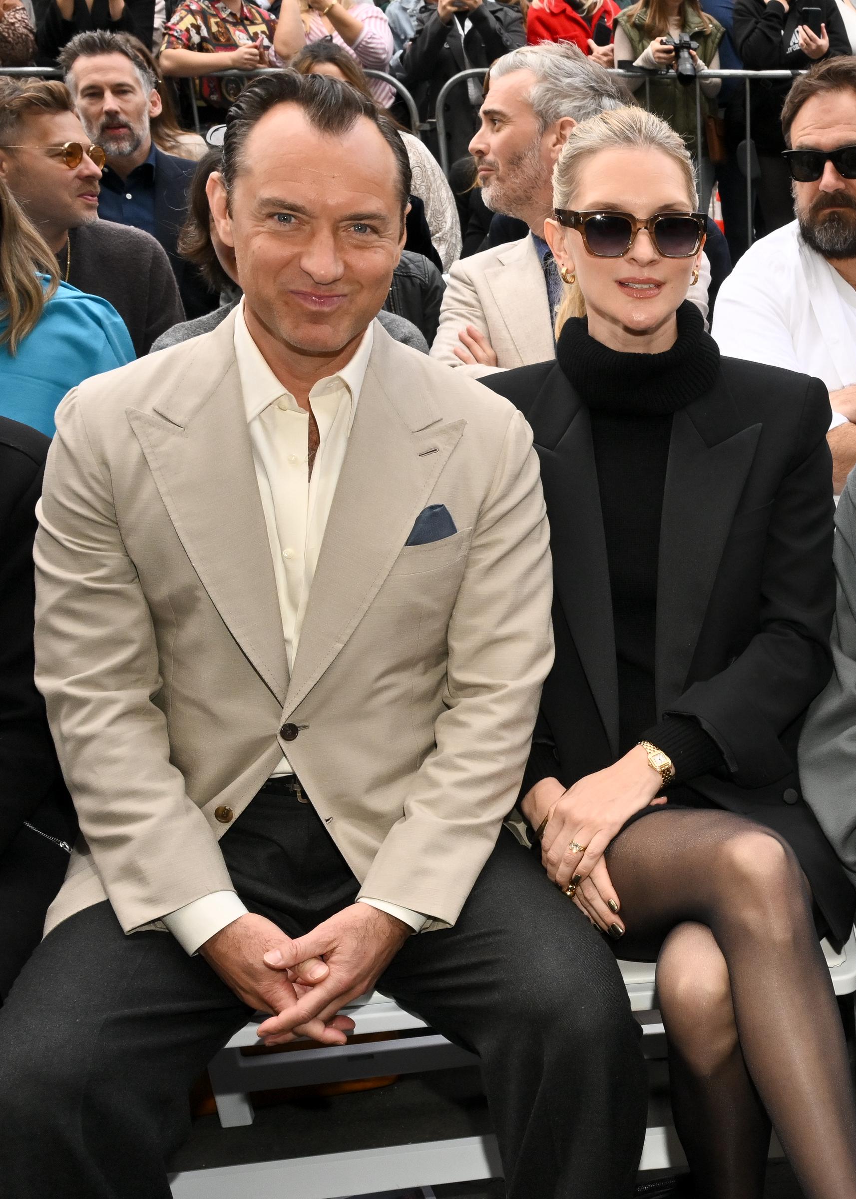 Jude Law et Phillipa Coan le 12 décembre 2024 | Source : Getty Images