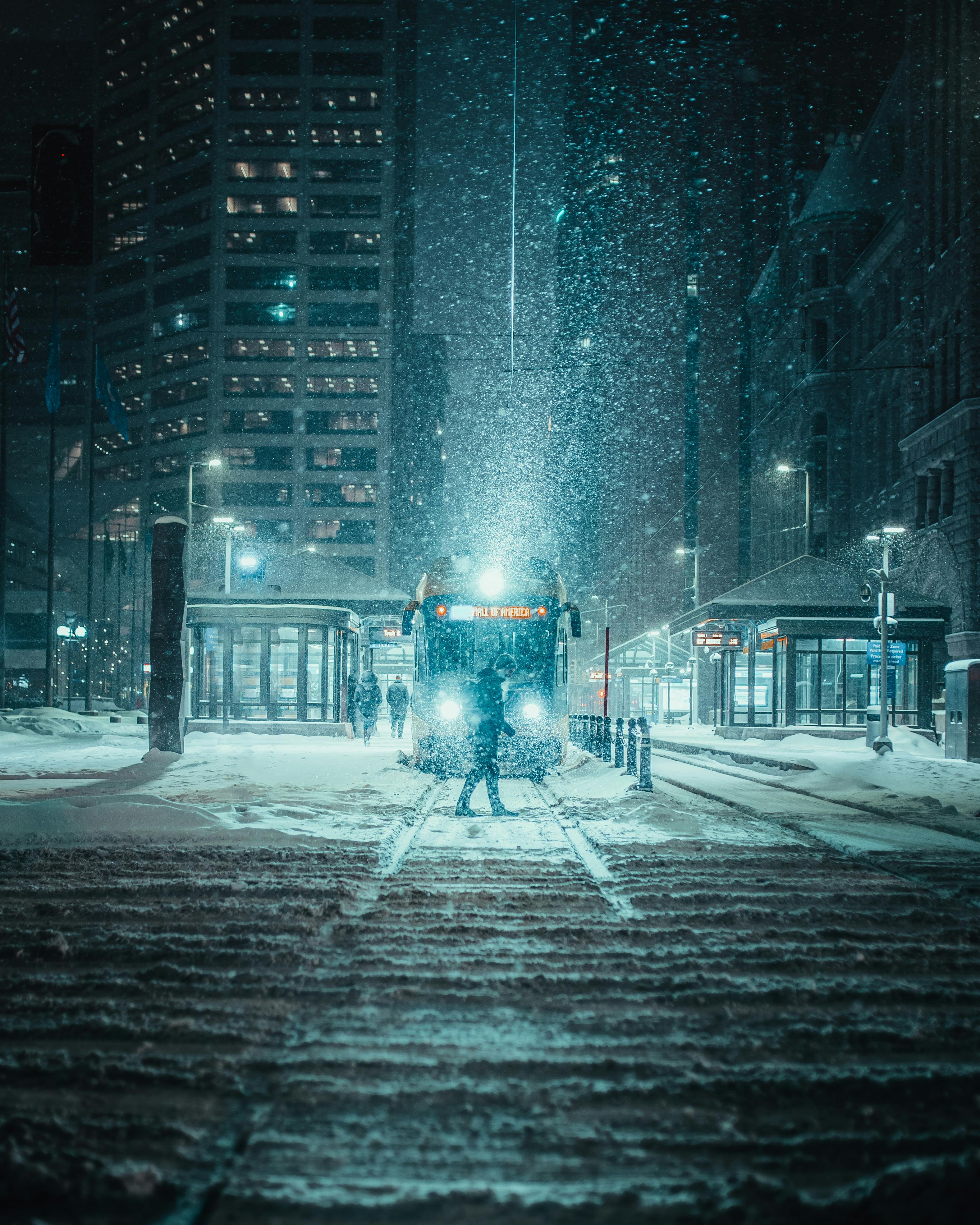 A snowy city | Source: Pexels