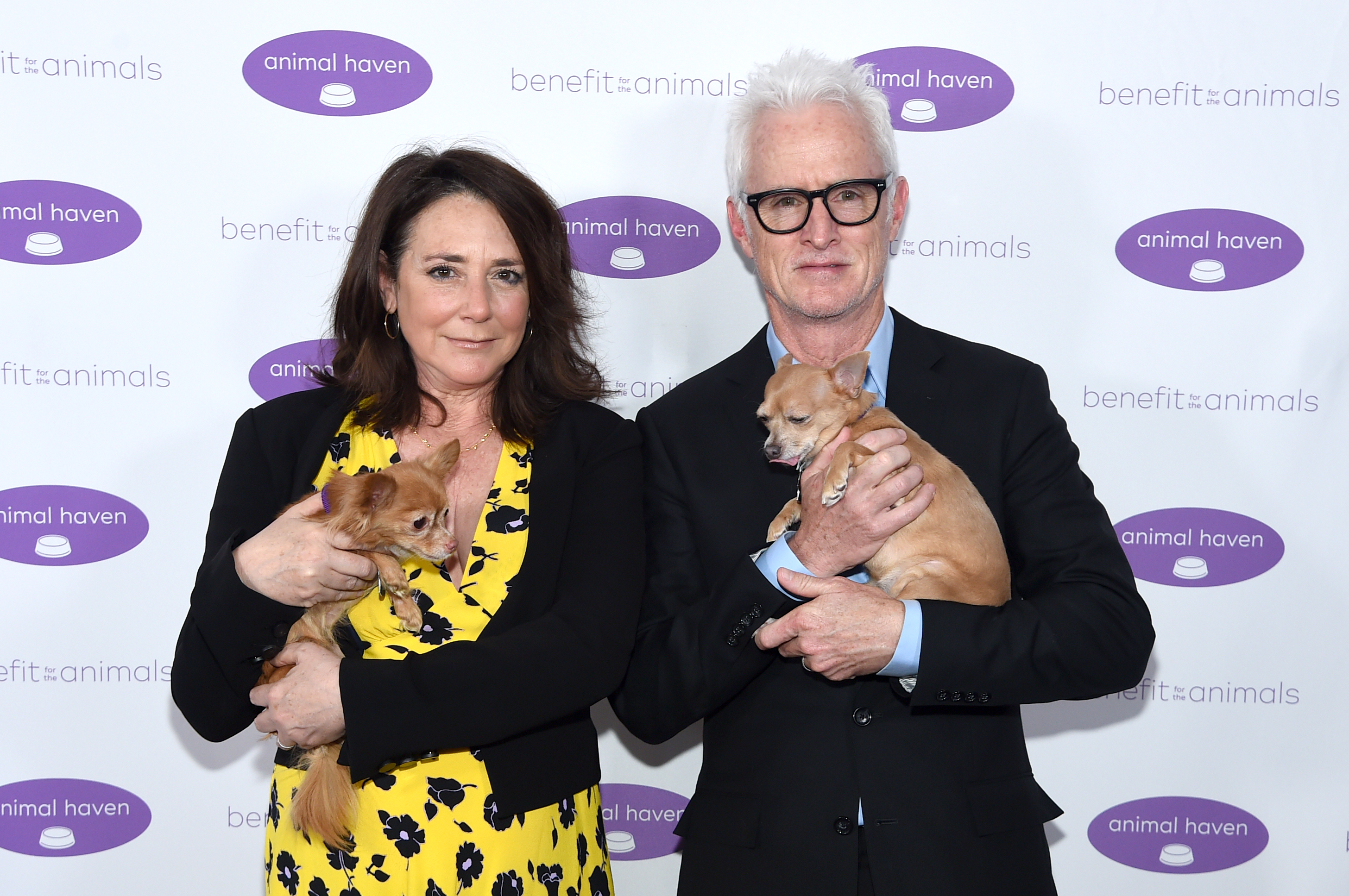 Talia Balsam et John Slattery assistent au gala Animal Haven le 22 mai 2019 | Source : Getty Images