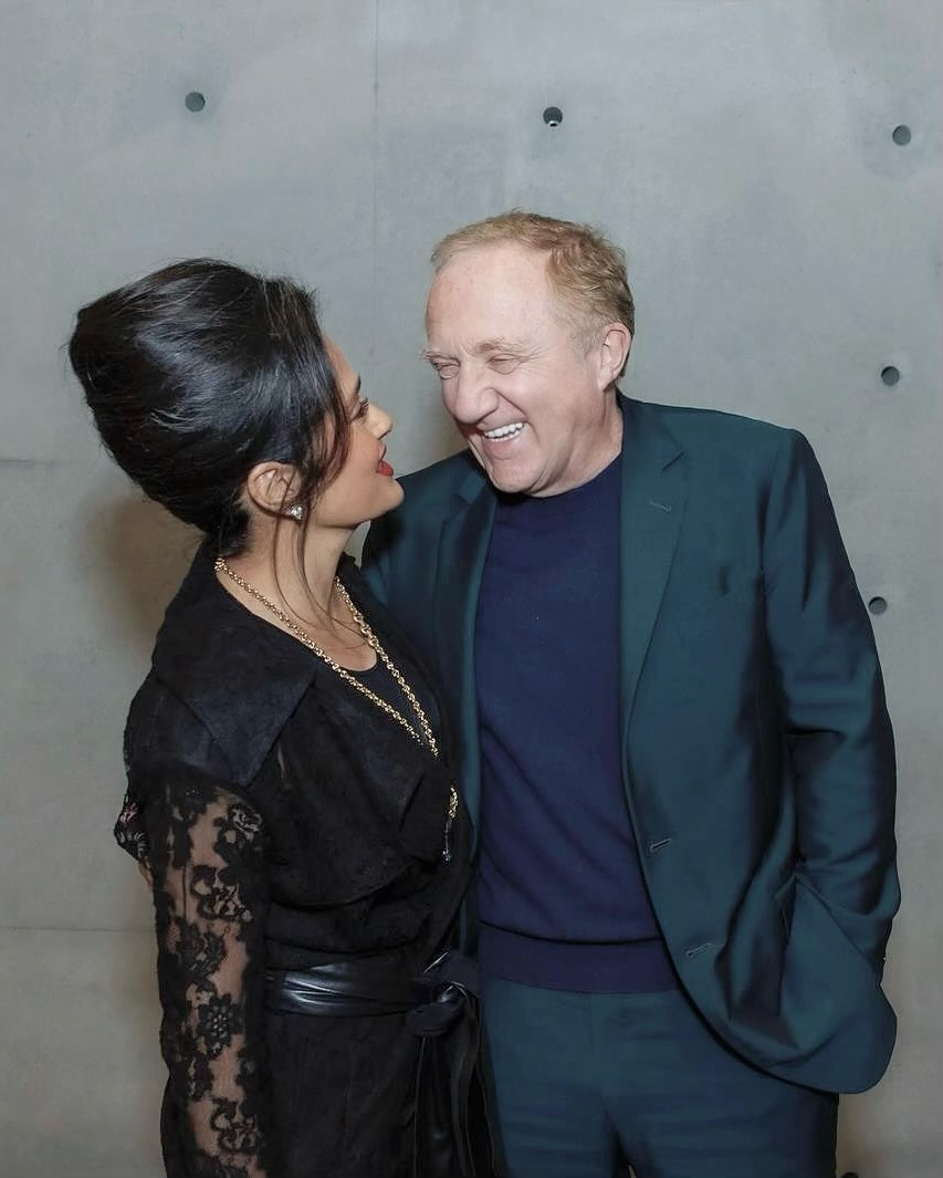 Salma Hayek et son mari, François-Henri Pinault, d'après sa publication sur les réseaux sociaux datée du 5 mars 2025 | Source : Instagram/salmahayek
