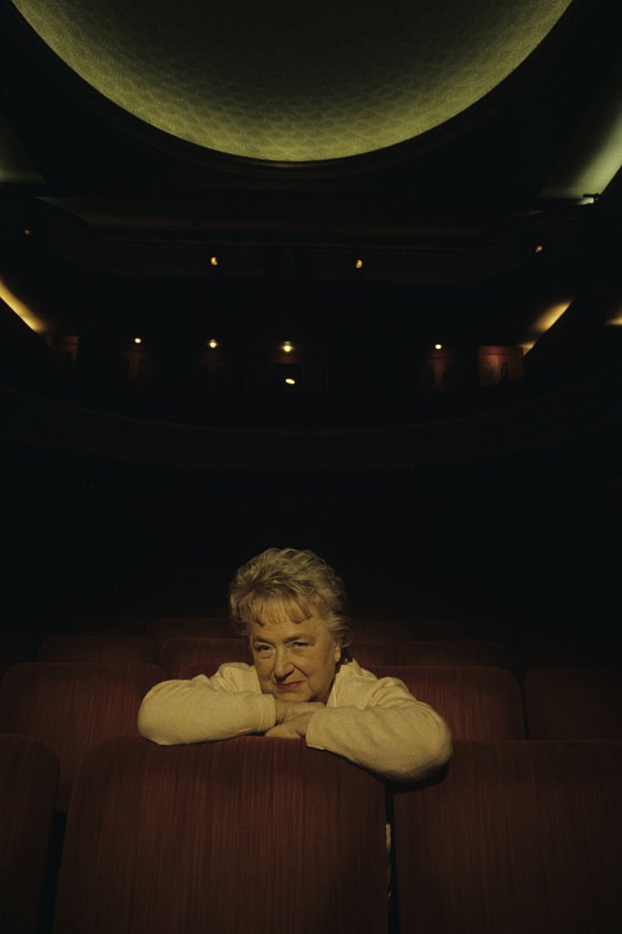 Jacqueline Maillan en janvier 1992 à Paris. l Source : Getty images