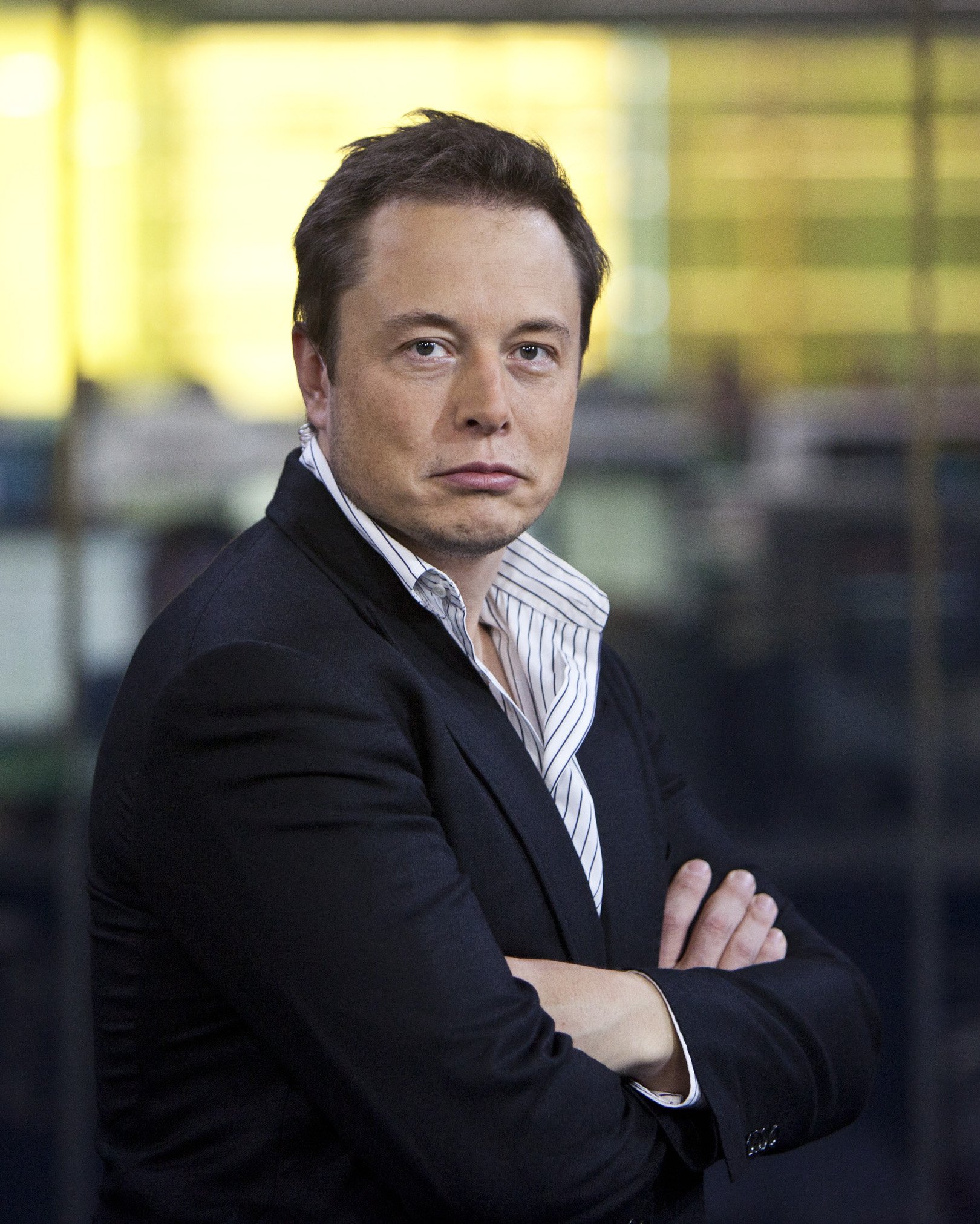 Elon Musk pose pour une photo pendant une pause lors d'une interview de Bloomberg Television à New York, le 21 septembre 2012 | Source : Getty Images