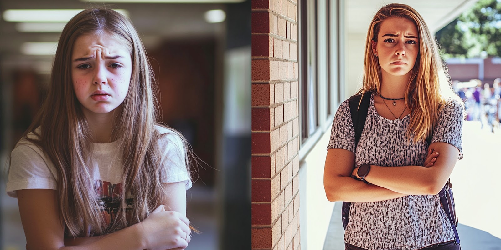 Une jeune fille et une autre plus âgée | Source : Midjourney