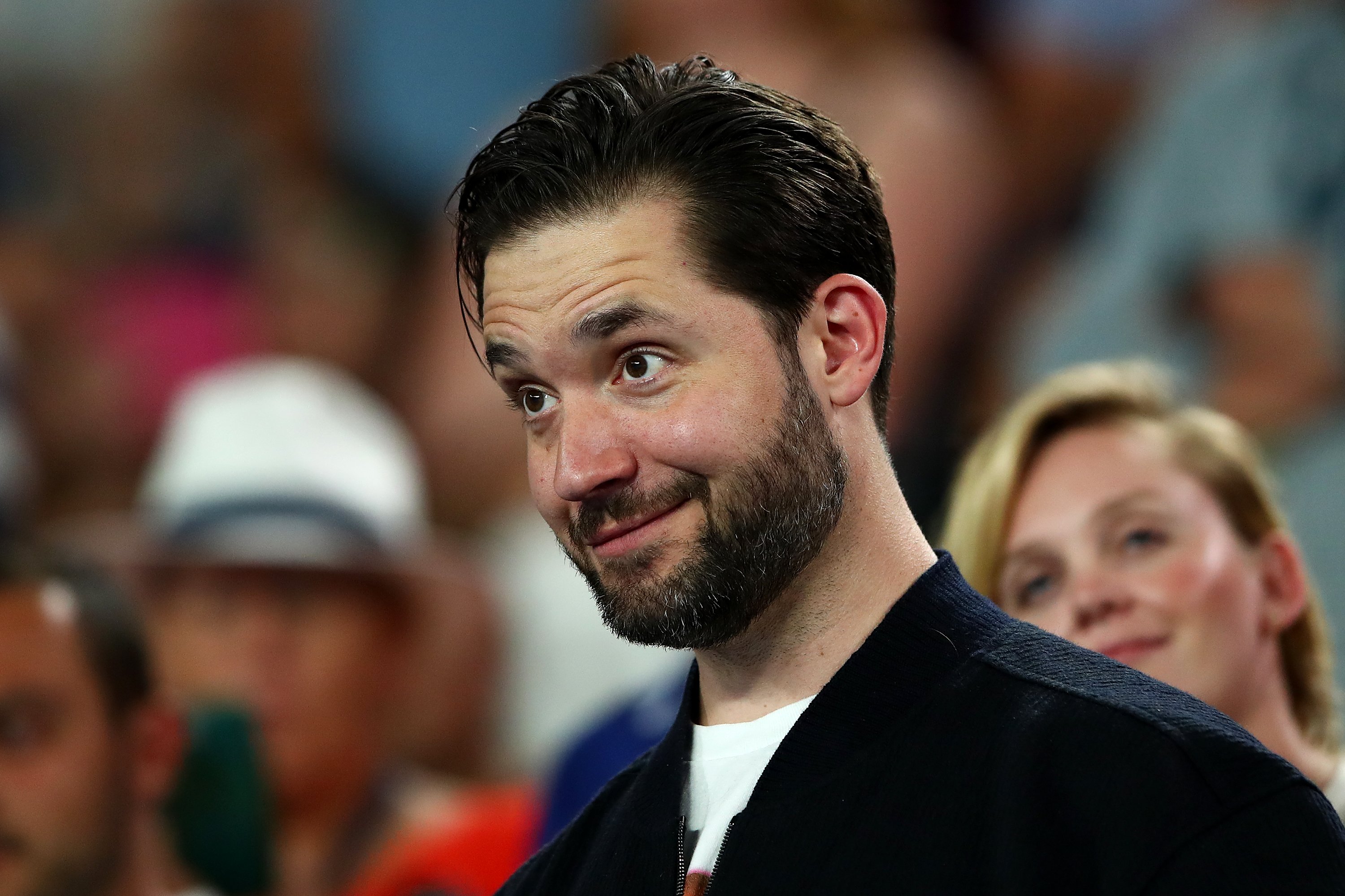 Alexis Ohanian à l'Open d'Australie au Melbourne Park le 17 janvier 2019 | Photo : GettyImages