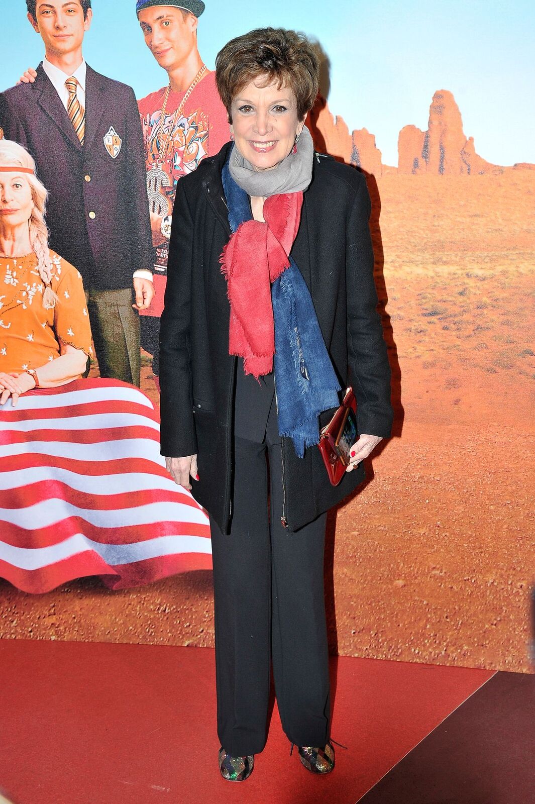 Catherine Laborde assiste à la première de "Les Tuche" à l'Opéra Gaumont le 25 janvier 2016 à Paris, France. | Photo : Getty Images