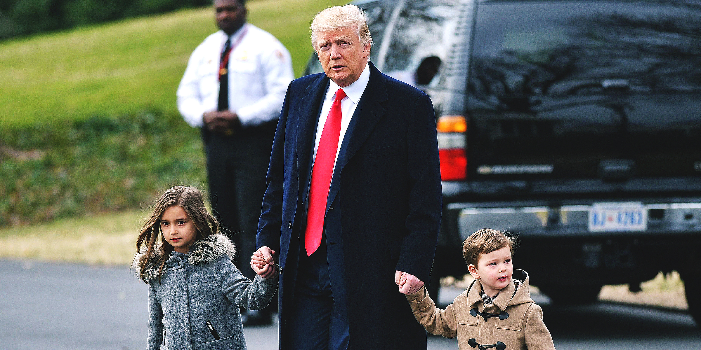 Arabella Kushner, Donald Trump et Joseph Kushner | Source : Getty Images