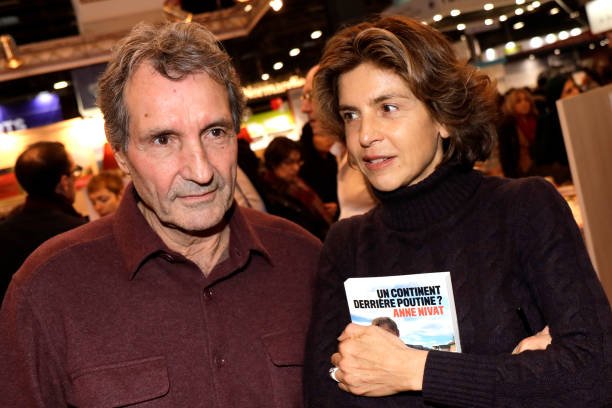 Jean-Jacques Bourdin et son épouse Anne Nivat | Photo :  Getty Images