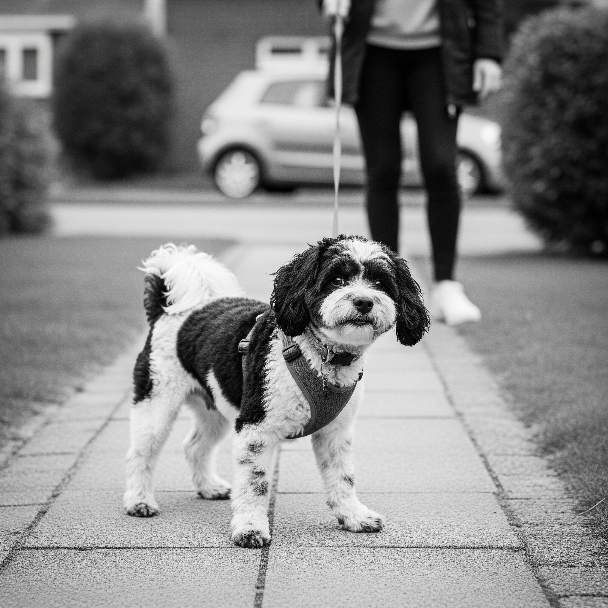 Un chien qui se débat contre sa laisse | Source : Gemini
