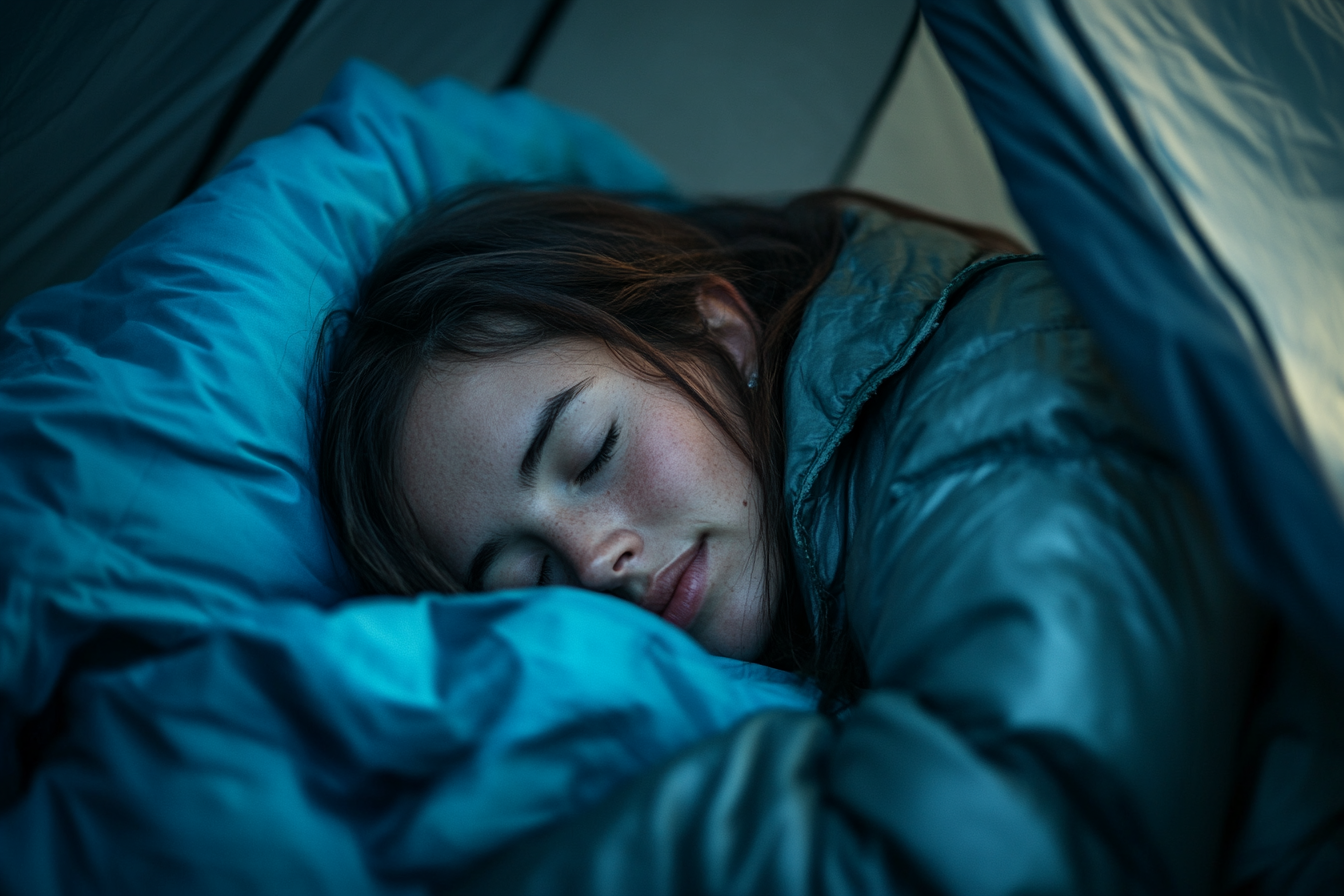 A woman sleeping soundly | Source: Midjourney