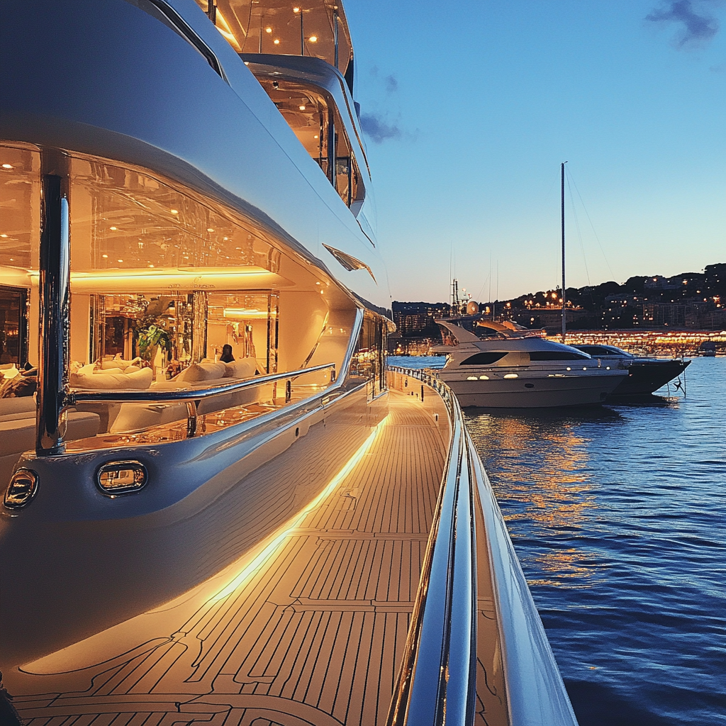 Un yacht de luxe | Source : Midjourney