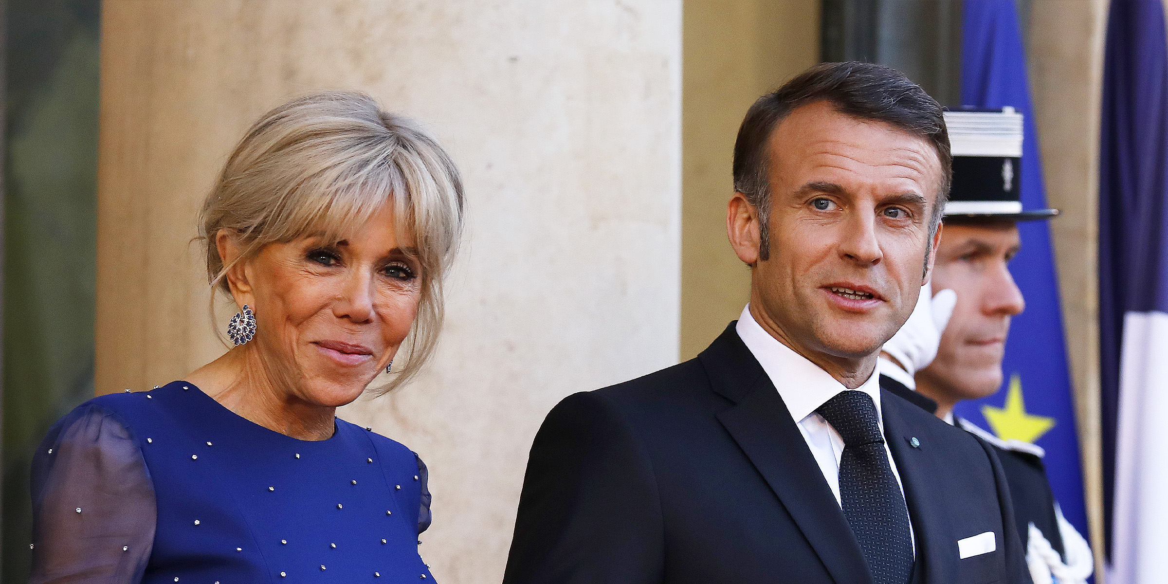 Brigitte et Emmanuel Macron | Source : Getty Images