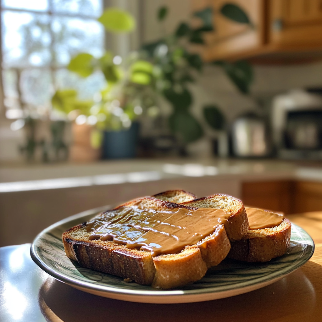 Des toasts sur une assiette | Source : Midjourney