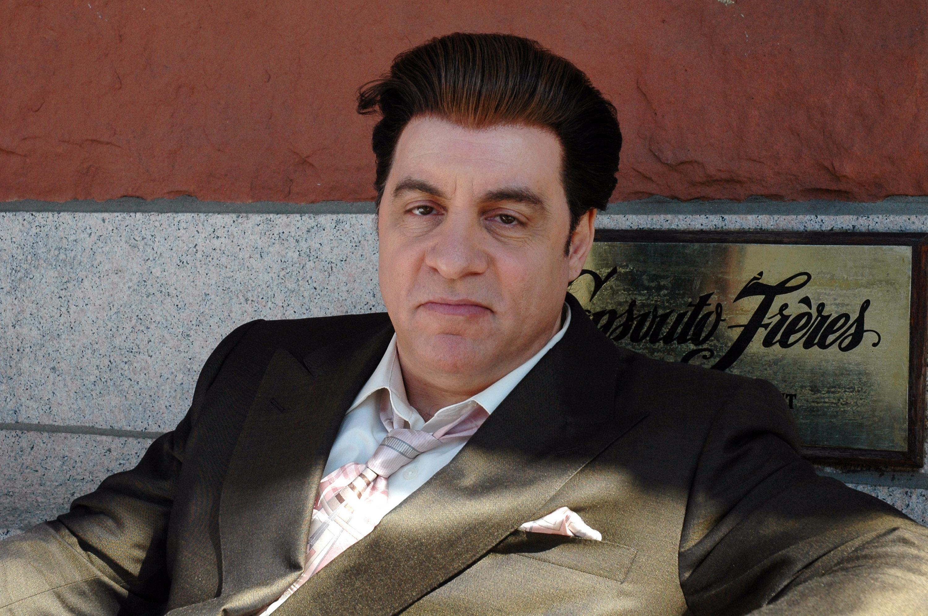 Silvio Dante était l'un des personnages préférés des fans de la série. Sur cette photo, on voit Steve Van Zandt sur le tournage de