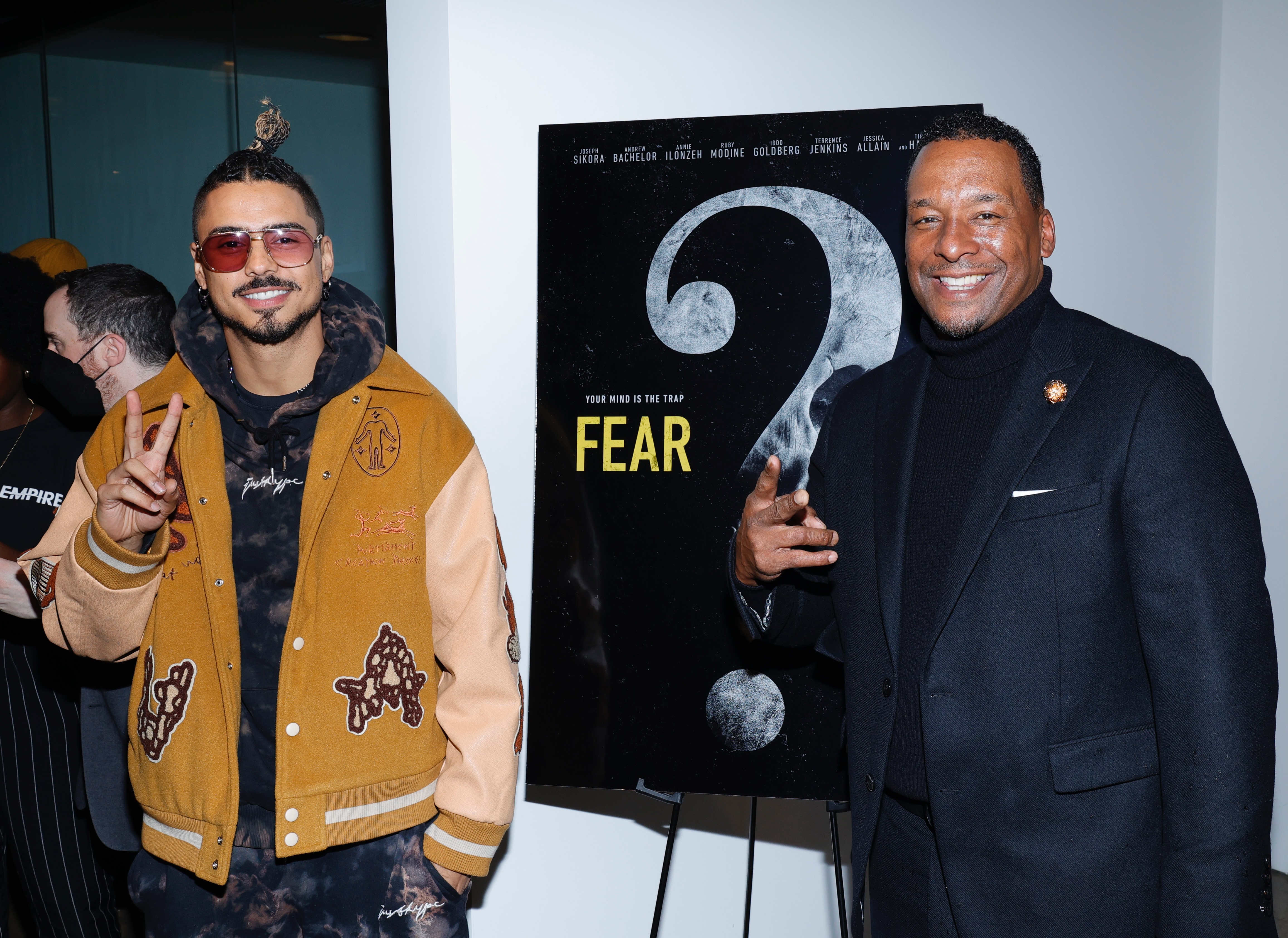 Quincy Brown et Deon Taylor assistent au mixer Overcoming Fear, le 9 janvier 2023, à Santa Monica, en Californie. | Source : Getty Images