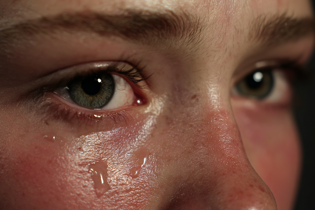 Une fille qui pleure | Source : Midjourney