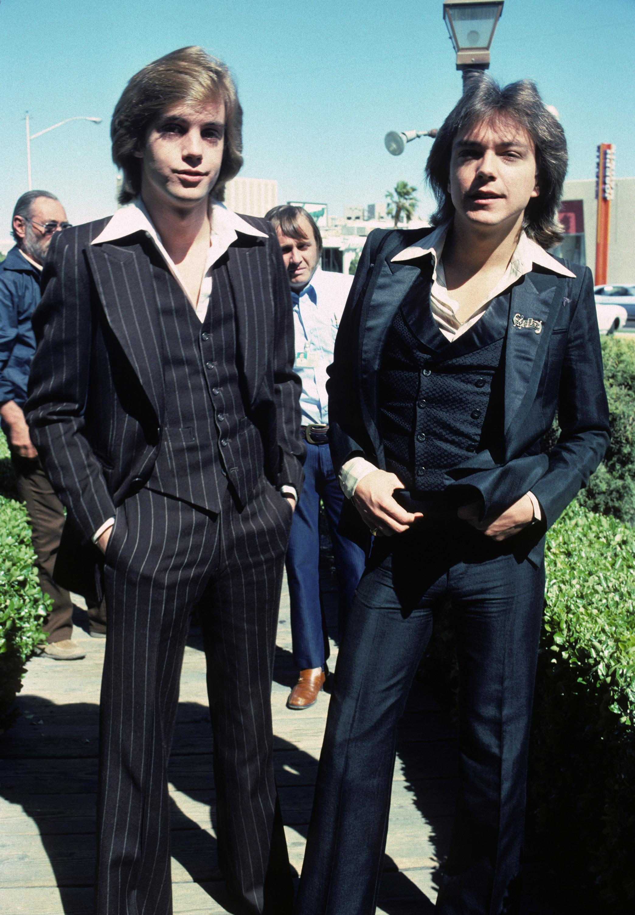 Shaun et David Cassidy lors du mariage de David, le 1er janvier 1970, à Las Vegas | Source : Getty Images