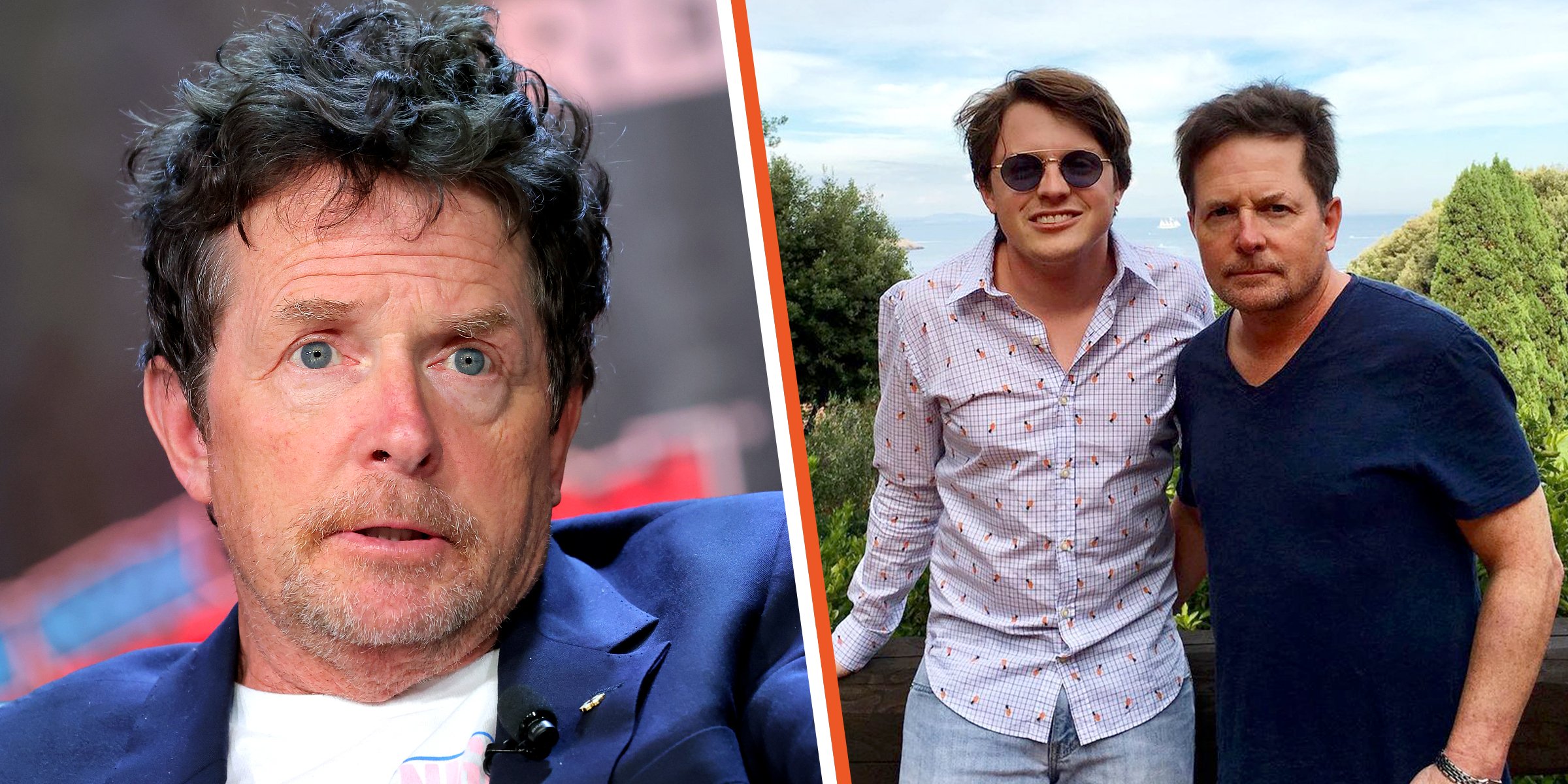 Michael J. Fox, 2022 | Sam Fox et Michael J. Fox, 2020 | Source: Instagram.com/palekidd | Getty Images