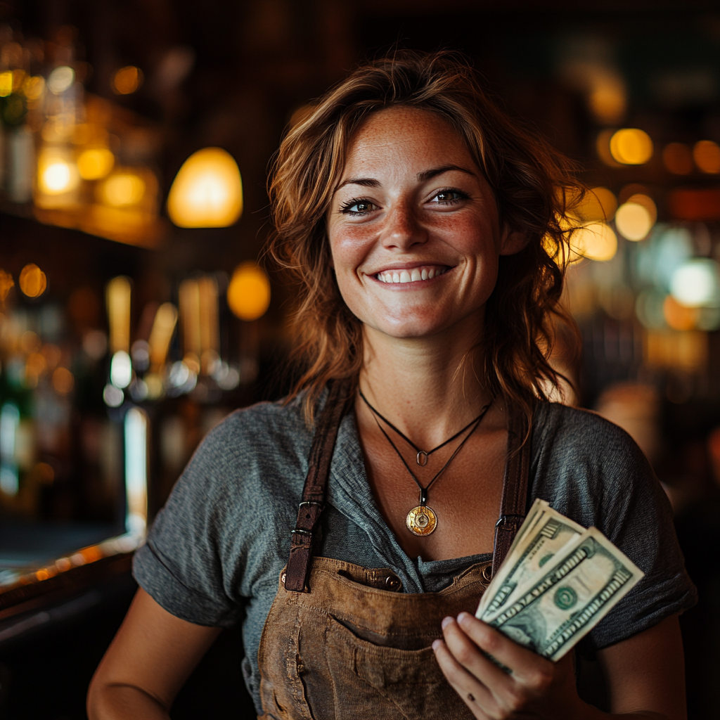 Un barman aisé | Source : Midjourney