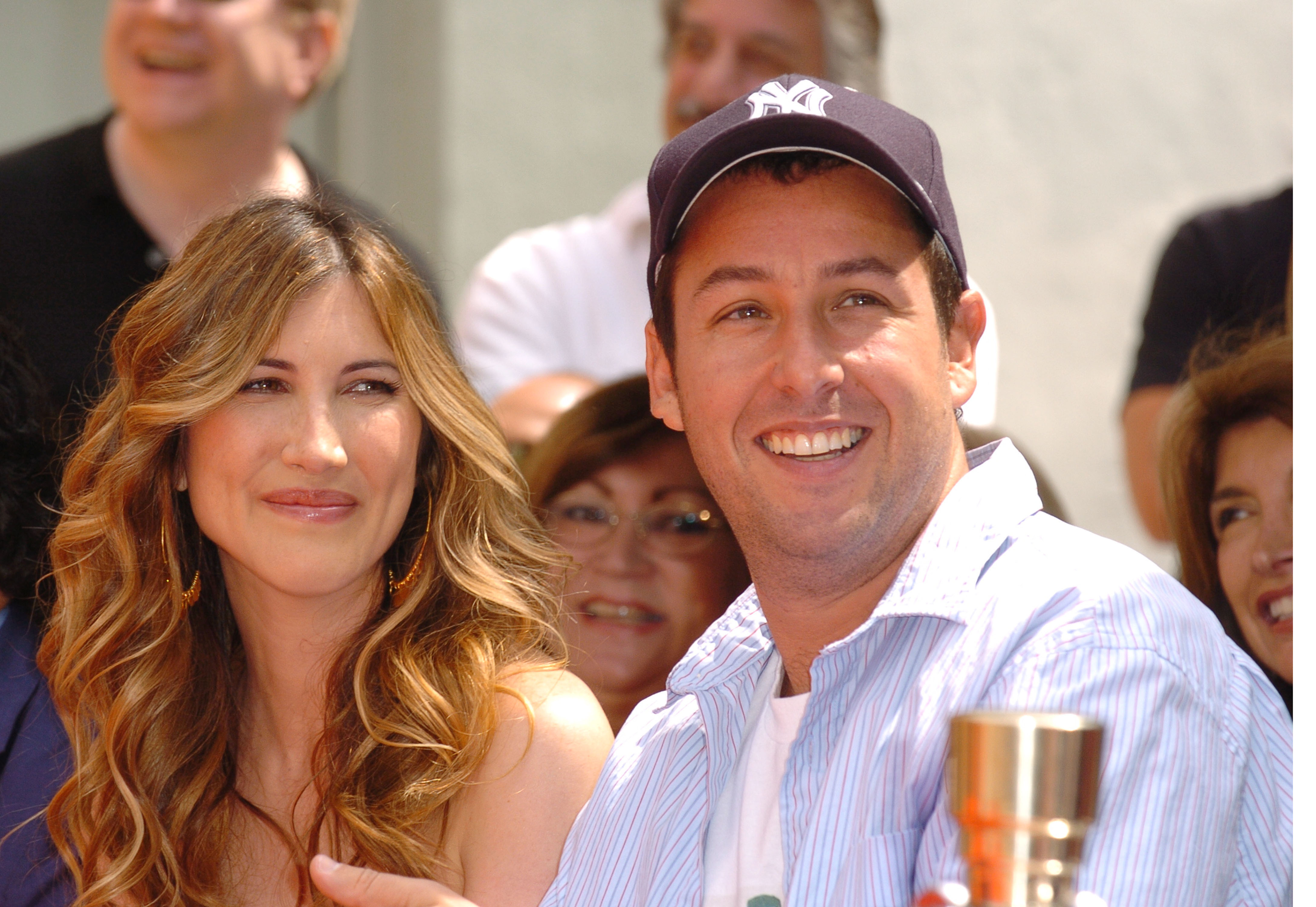 Adam Sandler et Jackie Sandler à Hollywood, en Californie, en 2005. | Source : Getty Images