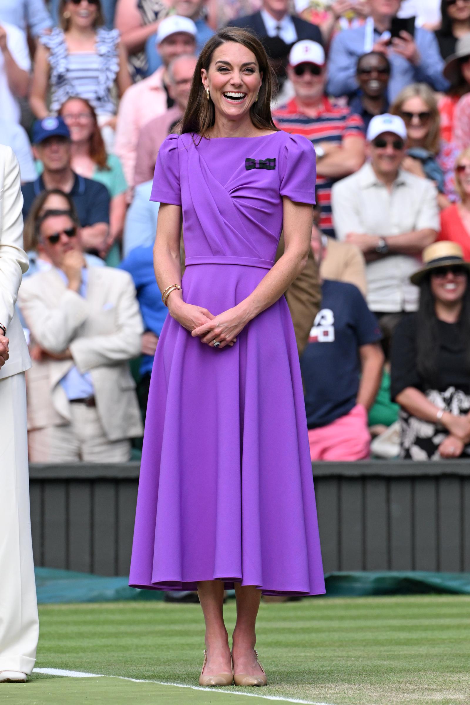 Kate Middleton au All England Lawn Tennis and Croquet Club le 14 juillet 2024, à Londres, en Angleterre. | Source : Getty Images