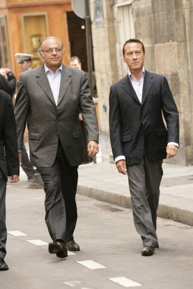 Gérard Louvin et Daniel Moine à Paris, France le 04 juin 2007. | Photo : Getty Images