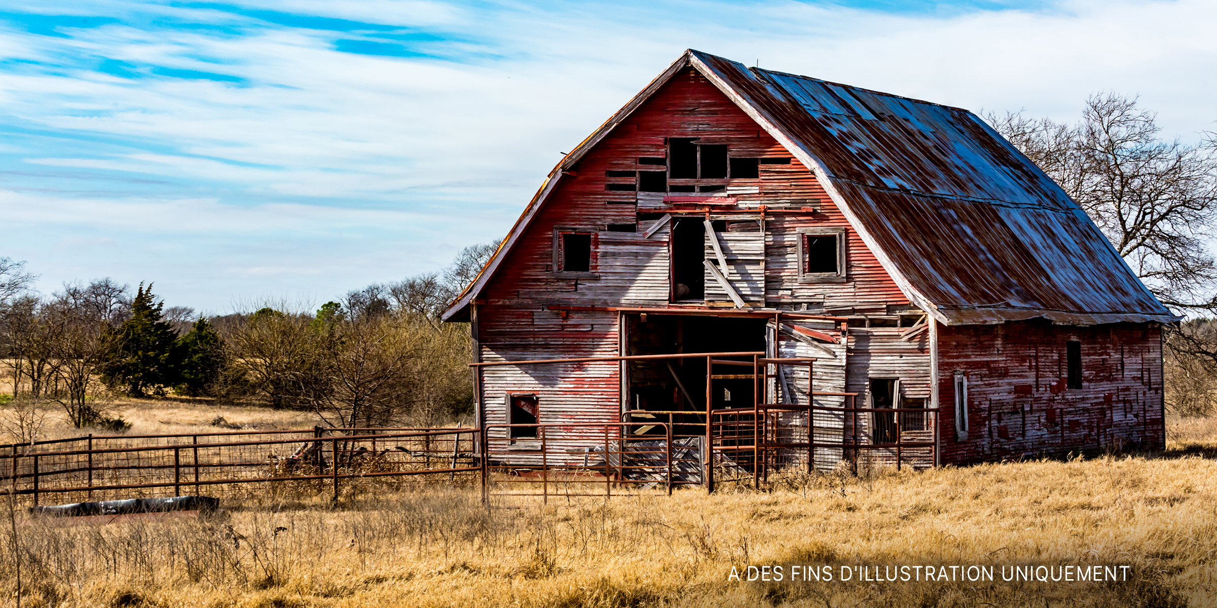 Une maison dans une ferme | Source : Getty Images