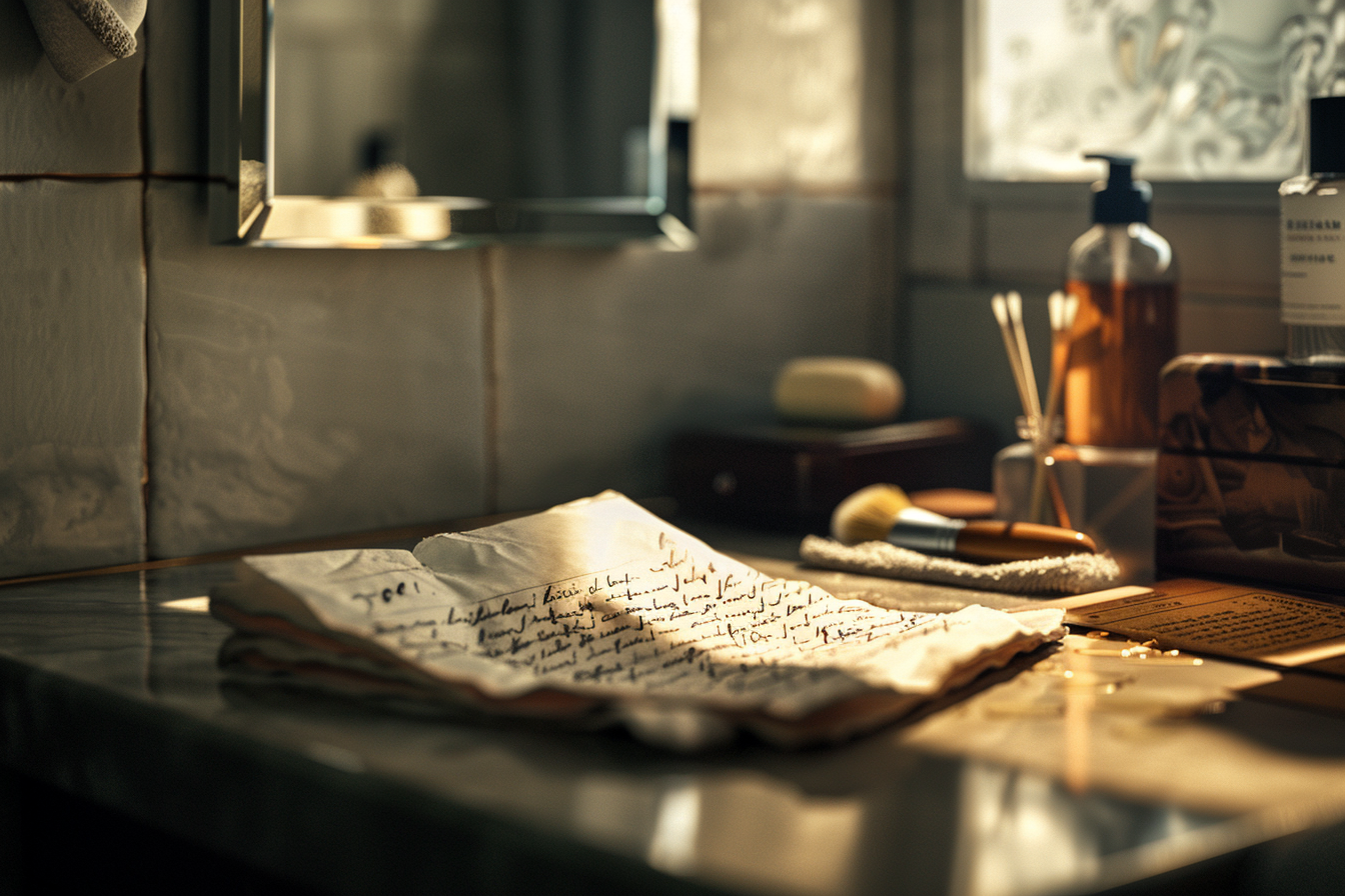 Une note manuscrite | Source : Midjourney