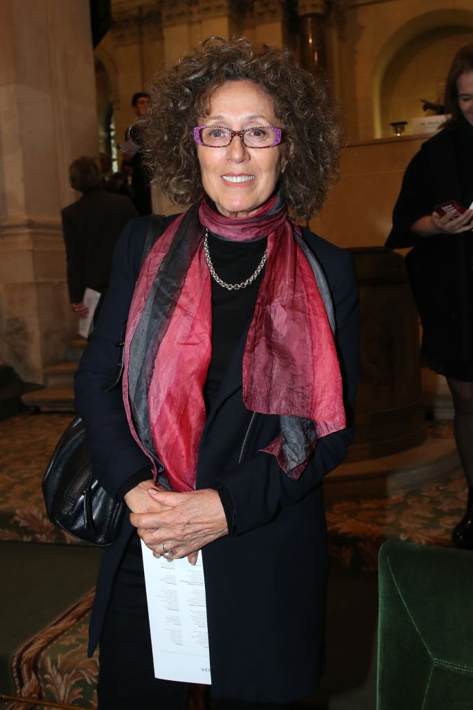 La journaliste Mireille Dumas assiste à l'installation de Frédéric Mitterrand à l'Académie des Beaux-Arts. Tenue à l'Académie des Beaux-Arts le 05 février 2020 à Paris, France. | Photo : Getty Images