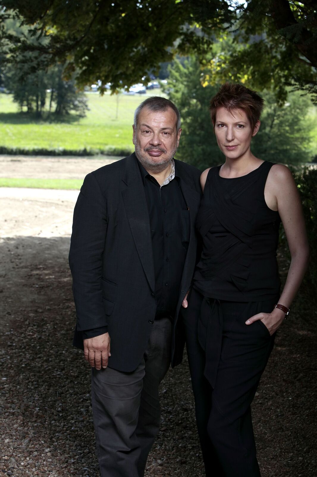 Journaliste et écrivain Natacha Polony et son mari Perico Legasse photographié à PARIS. | Photo : Getty Images