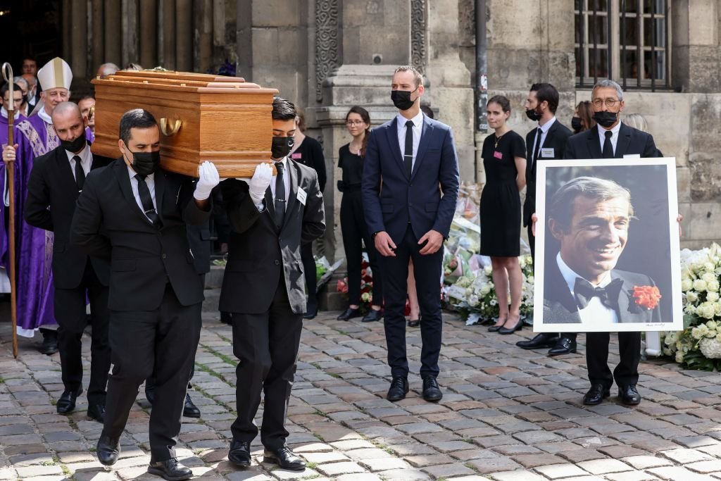 Les obsèques de Jean-Paul Belmondo.| Photo : getty Images